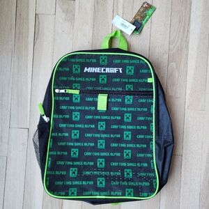 Kids Backpack - Green and Black